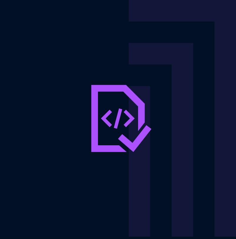 Code file check icon