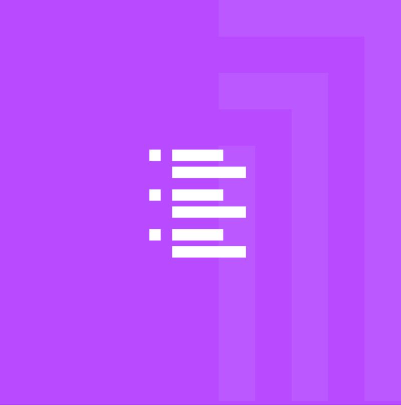 Text list icon