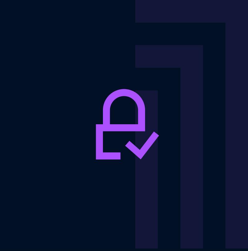 Secure lock icon