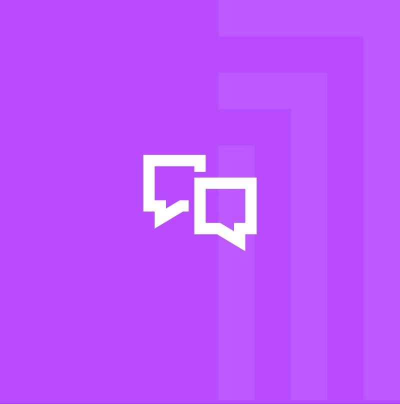 Chat bubbles icon