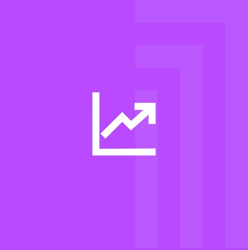 Growth chart icon