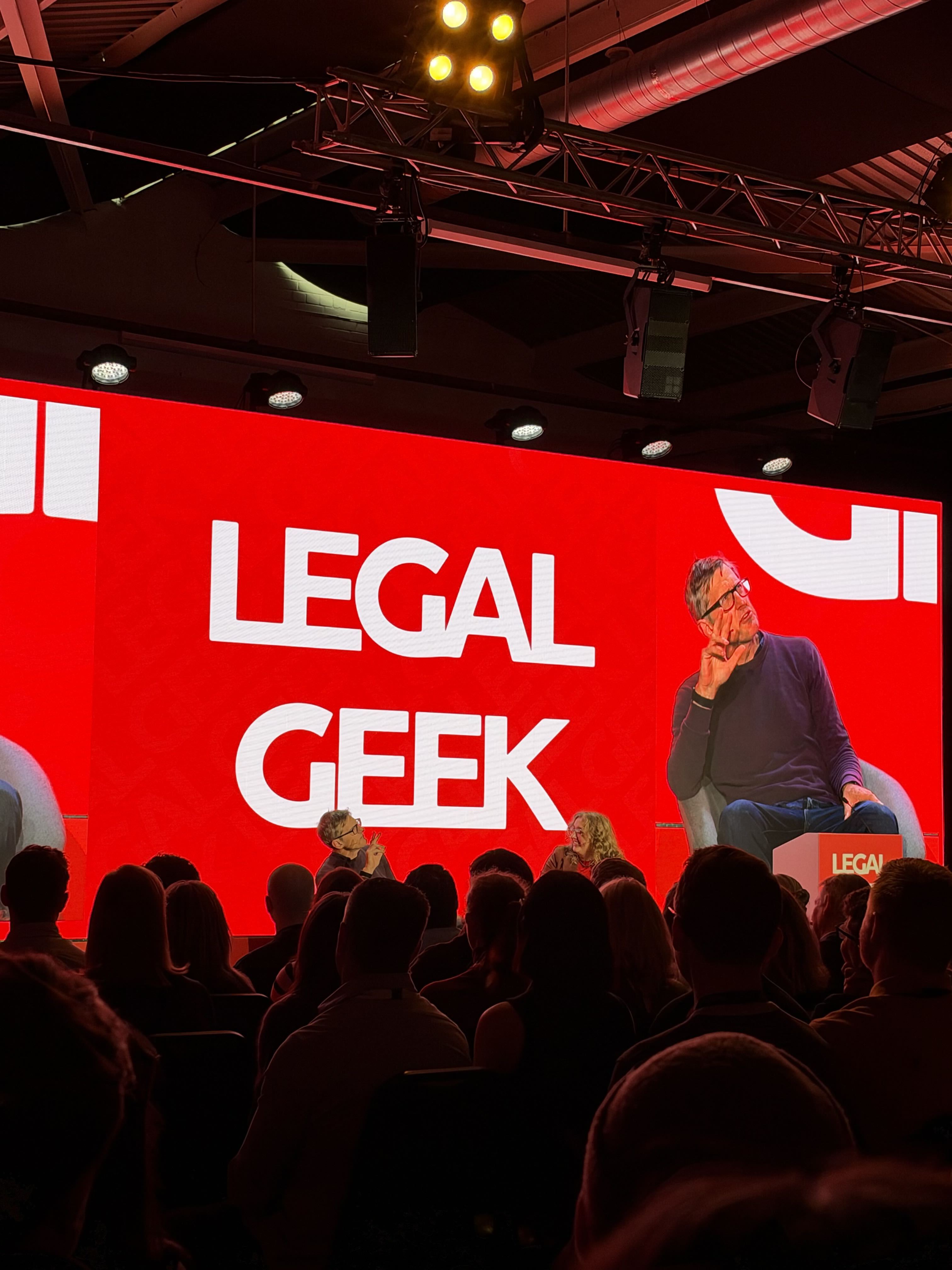  Louis Theroux keynote at Legal Geek London