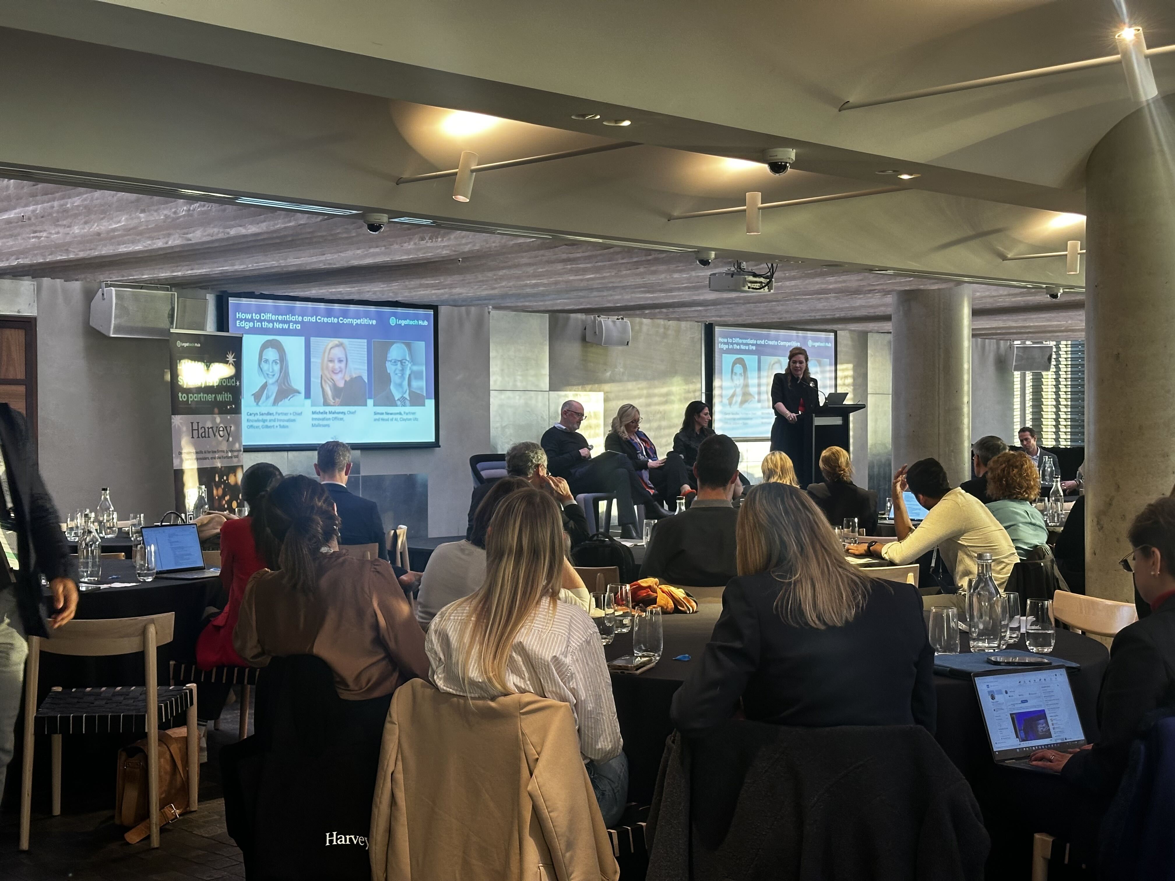 Panel discussion at LawTech Summit on the Gold Coast