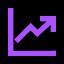 Monitor trend icon