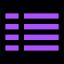 Table rows icon